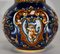 Plateau et Vases Style Renaissance Antiques en Faïence de Gien, Set de 3 15