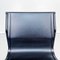 Moderne italienische Mid-Century Stühle aus schwarzem Metall, 1980er, 2er Set 5