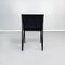 Moderne italienische Mid-Century Stühle aus schwarzem Metall, 1980er, 2er Set 4