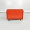 Italian Modern Red Lacquered Wooden Bedside Table attributed to Takahama for Gavina, 1970s, Image 4