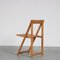 Pine Folding Chair by Aldo Jacoben for Alberto Bazzani, Italy, 1970s 6