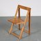 Pine Folding Chair by Aldo Jacoben for Alberto Bazzani, Italy, 1970s 7