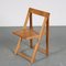 Pine Folding Chair by Aldo Jacoben for Alberto Bazzani, Italy, 1970s, Image 7