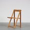 Pine Folding Chair by Aldo Jacoben for Alberto Bazzani, Italy, 1970s, Image 1
