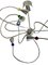 Postmodern Spider Chandelier, 1990s, Image 3