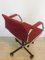 Red & Grey Office Chair from Kovona, 1970s, Image 2