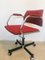 Bürostuhl in Rot & Grau von Kovona, 1970er 10