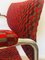 Red & Grey Office Chair from Kovona, 1970s 9