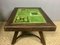 Small Mid-Century French Brutalist style Oak Table with Ceramic Top, 1970s 1