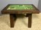 Small Mid-Century French Brutalist style Oak Table with Ceramic Top, 1970s 5