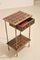 Art Deco Marquetry Side Table with Drawer, 1930s, Image 8