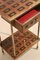 Art Deco Marquetry Side Table with Drawer, 1930s 2