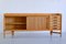 Vintage Sideboard in Oak and Ceramic by Guillerme & Chambron for Votre Maison, 1960s 13