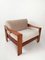 Italian Wood Lounge Chairs, 1970s, Set of 2 3