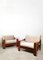 Italian Wood Lounge Chairs, 1970s, Set of 2, Image 4