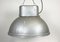 Large Oval Industrial Polish Factory Pendant Lamp from Mesko, 1970s 2