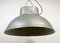Large Oval Industrial Polish Factory Pendant Lamp from Mesko, 1970s, Image 8