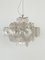 Mid-Century Italian Chandelier in Murano Glass and Brass by Carlo Nason for Mazzega, 1970s 4
