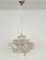 Mid-Century Italian Chandelier in Murano Glass and Brass by Carlo Nason for Mazzega, 1970s 3