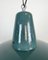 Industrial Green Enamel Factory Lamp, 1960s 3
