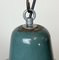 Industrial Green Enamel Factory Lamp, 1960s, Image 4