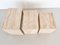 Mid-Century Italian Travertine Nesting Tables, 1970s, Set of 3 8