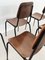 Italienische Mid-Century Stühle aus Nussholz von Velca Legnano, 1960er, 6er Set 6