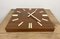 Vintage Brown Wooden Wall Clock from Pragotron, 1980s 12