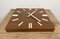 Vintage Brown Wooden Wall Clock from Pragotron, 1980s, Image 12