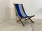 Vintage Foldable Campaign Garden Beach Chair, 1940s 1