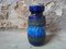 Blaue Scheurich Vase von Fat Lava 1