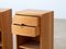 Beechwood Bedside Cabinets, 1960s, Set of 2 4