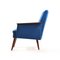 Mid-Century Armchair in Blue Fabric, Germany 1970s, Image 6