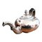 Antique Silver-Plated and Wood Teapot with Cover, 1800s 6