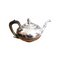 Antique Silver-Plated and Wood Teapot with Cover, 1800s 8