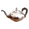 Antique Silver-Plated and Wood Teapot with Cover, 1800s 7