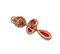 14 Karat Rose Gold Dangle Earrings, 1990s, Set of 2, Image 3
