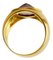 18 Karat Vintage Gelbgold Ring, 1970er 5