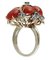 Bague en Or Blanc et Rose 14 Carats, 1960s 2