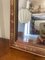 Vintage Chinoserie Red Oriental Hand Painted Wall Mirror, Image 7