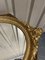 Gold Gilted Oval Mirrors, Set of 2 9