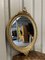 Gold Gilted Oval Mirrors, Set of 2 4