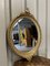 Gold Gilted Oval Mirrors, Set of 2, Image 4