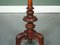 Antique Victorian Burr Walnut Pedestal Table 6