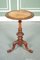 Antique Victorian Burr Walnut Pedestal Table 2