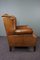 Vintage Sheep Leather Lounge Chair 4