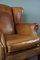 Vintage Sheep Leather Lounge Chair 11