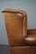 Vintage Sheep Leather Lounge Chair, Image 8