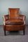 Vintage Sheep Leather Lounge Chair 1