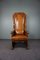 Antique Sheep Leather Throne Chair 2